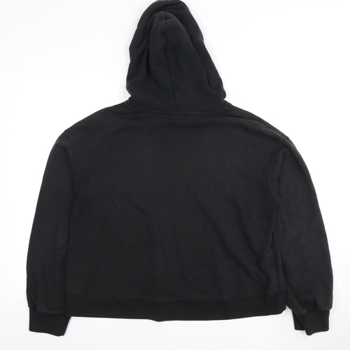 Uniqlo Black Pullover Hoodie - S, Unisex Adults
