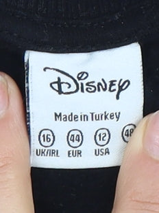 Disney Women’s Black Graphic Sweatshirt Size 16