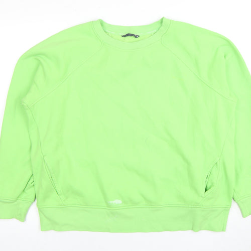 Marks and Spencer Women's Green Sweatshirt Size 16