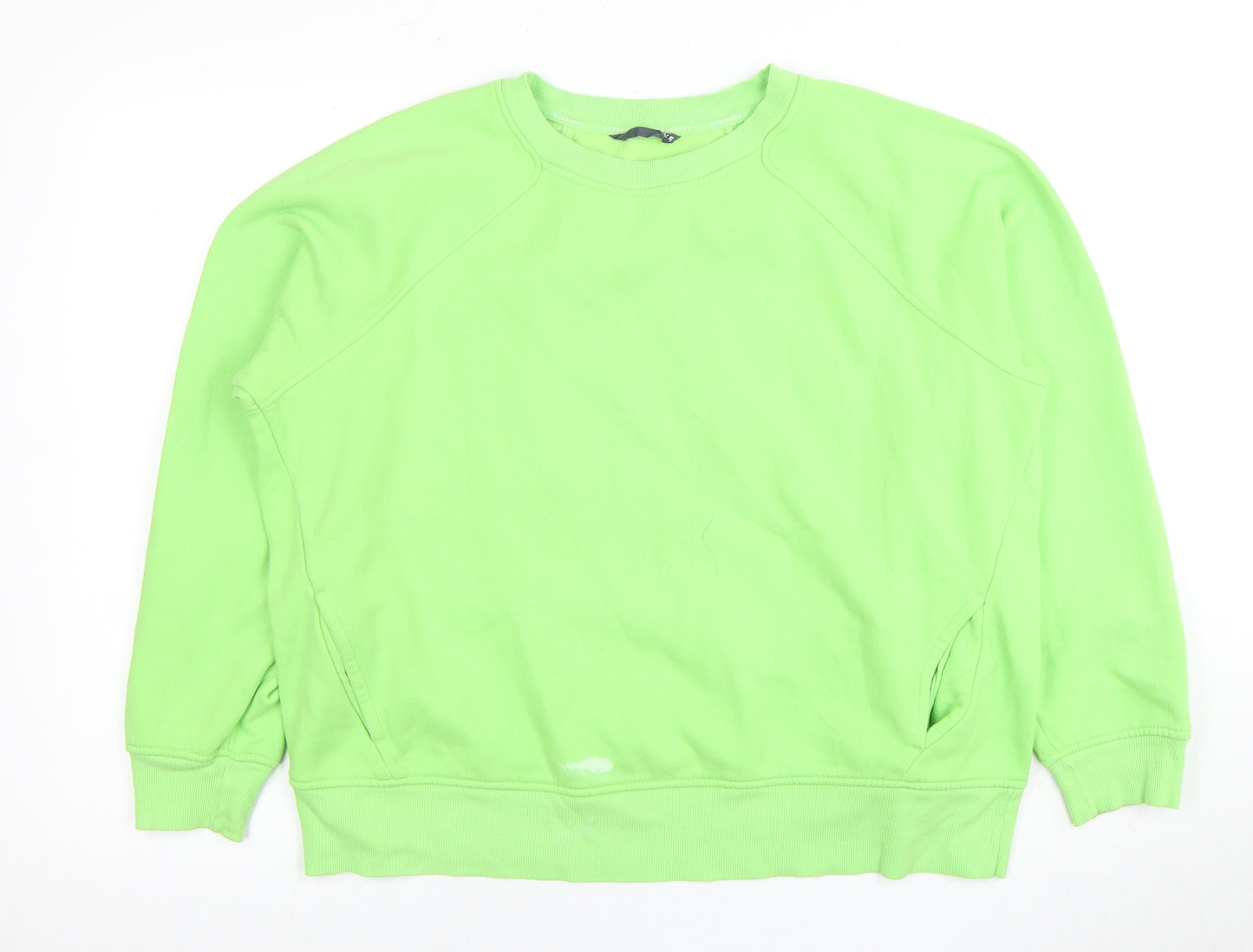 Marks and Spencer Women's Green Sweatshirt Size 16