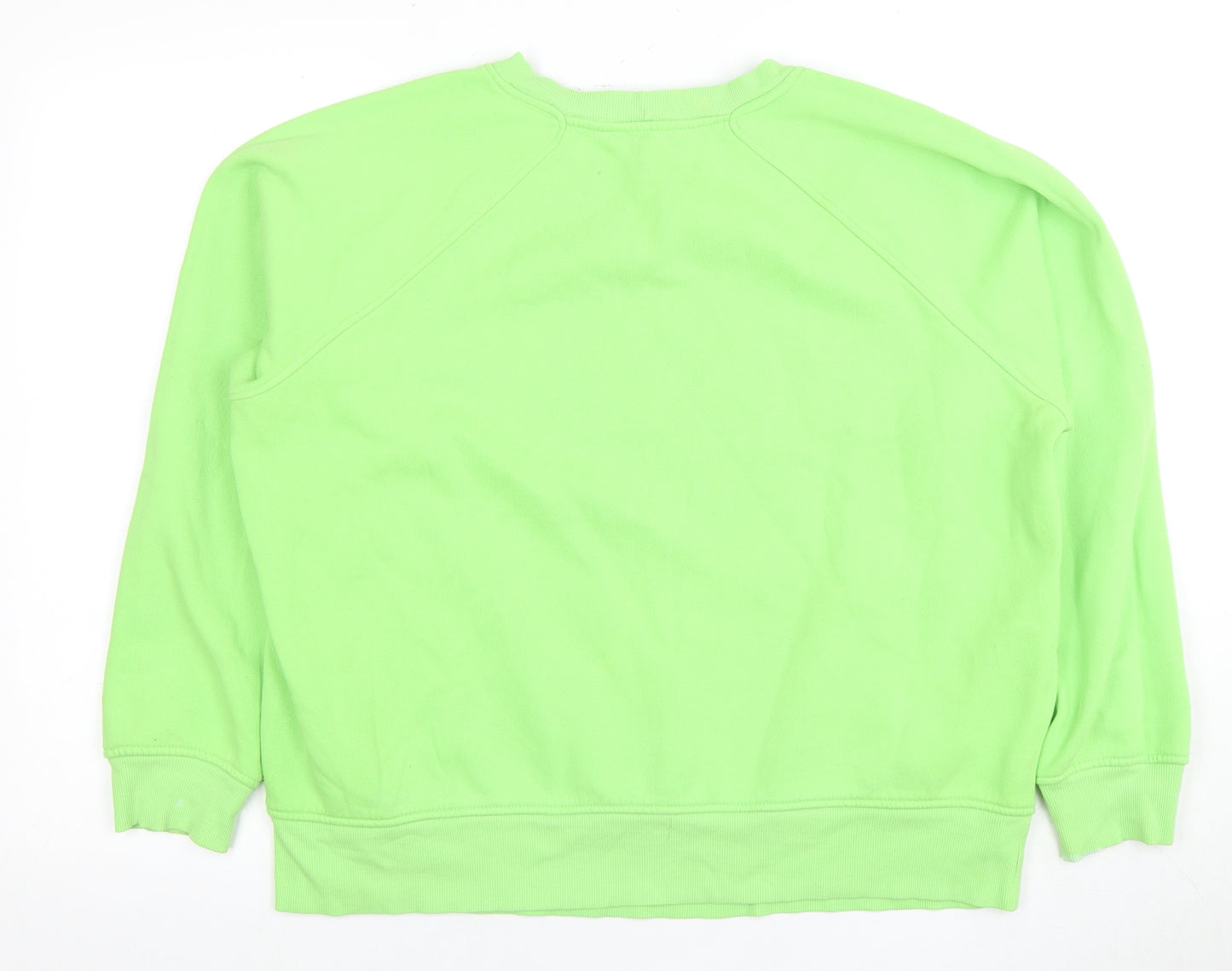 Marks and Spencer Women's Green Sweatshirt Size 16