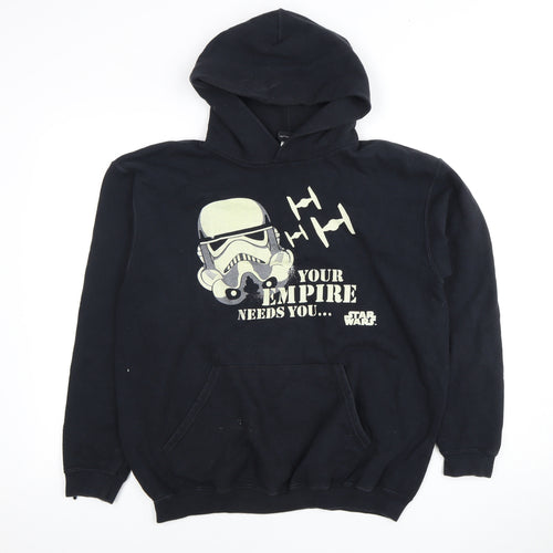 Star Wars Boys Black Pullover Hoodie 14-16 Years