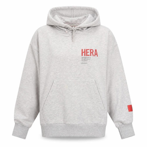 HERA Women's Grey Hoodie S - Cotton Blend Casual Style