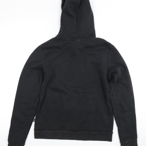Puma Black Unisex Pullover Hoodie, Size 12, Casual Style