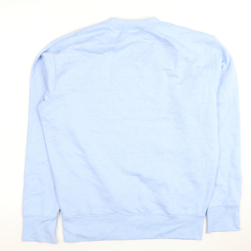 boohooMAN Men's Blue Pullover Sweatshirt S