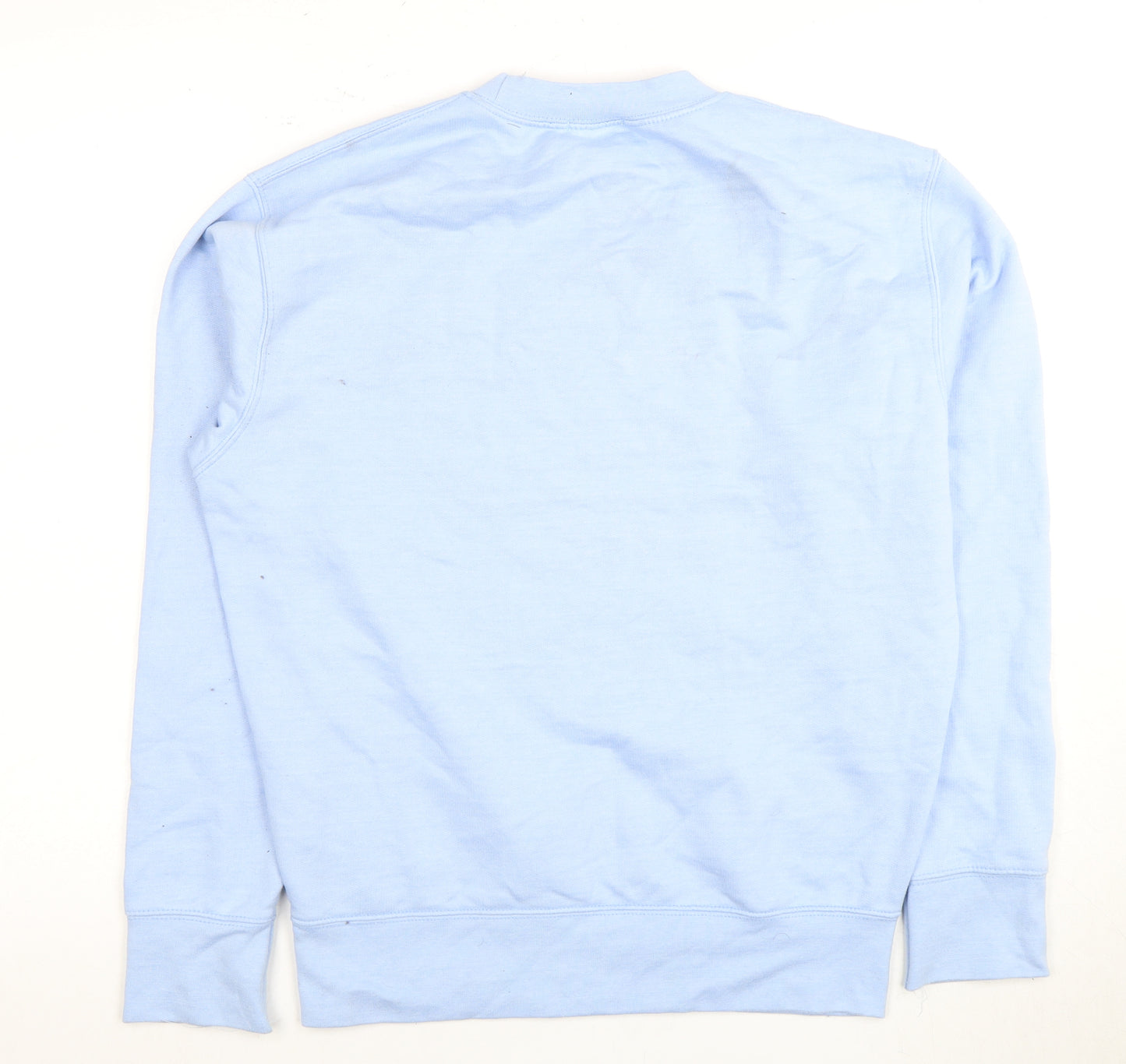 boohooMAN Men's Blue Pullover Sweatshirt S