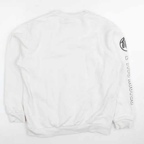 Dragon Ball Z Boys White Pullover Hoodie Size 146