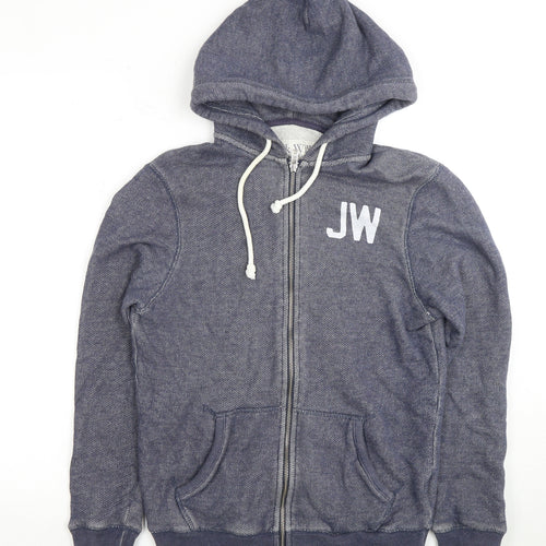 Jack Wills Men's Blue XS Full Zip Hoodie