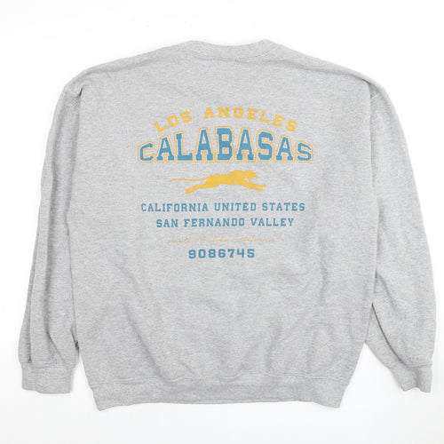 Prettylittlething Grey Unisex Sweatshirt Size 18