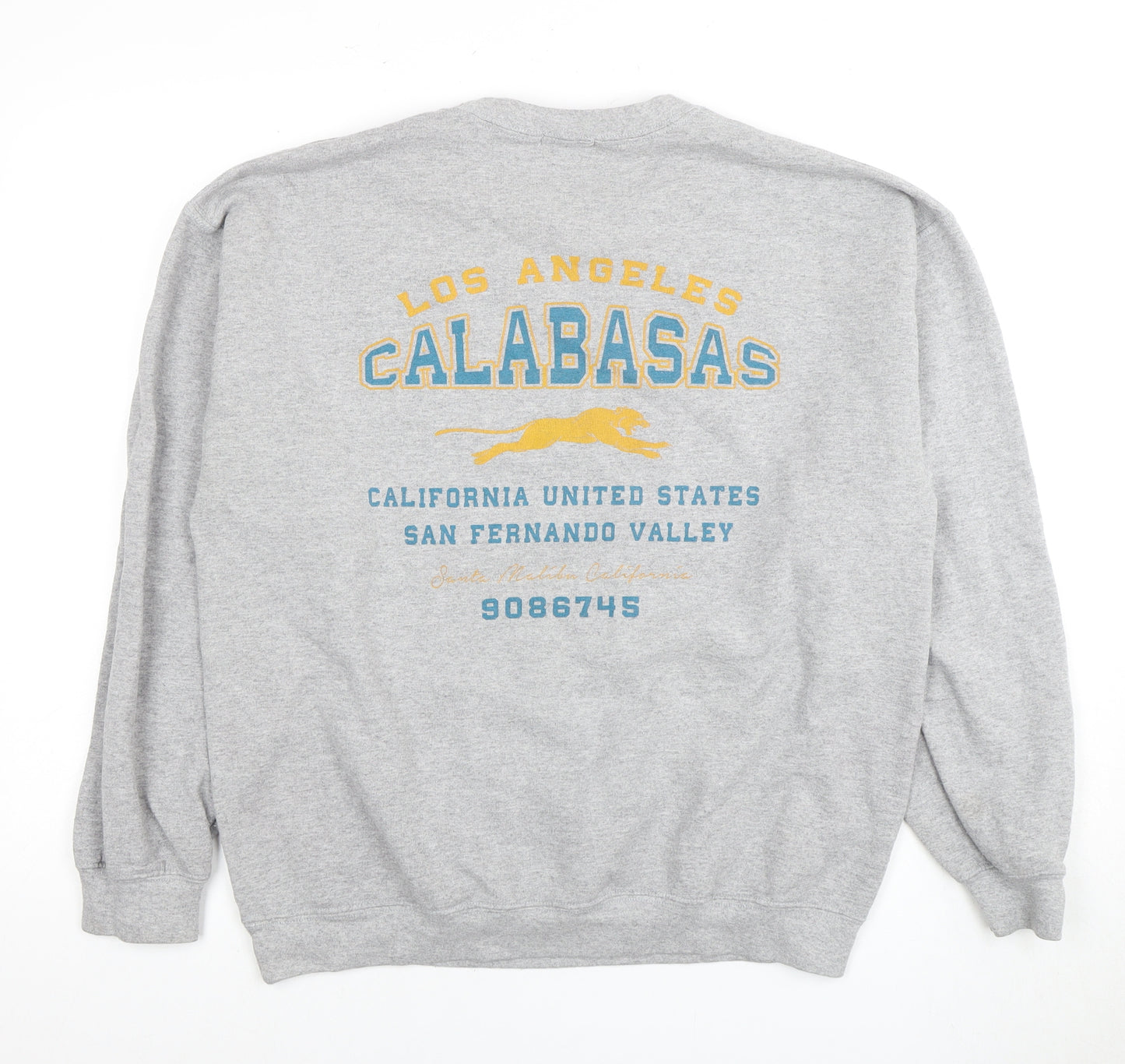 Prettylittlething Grey Unisex Sweatshirt Size 18