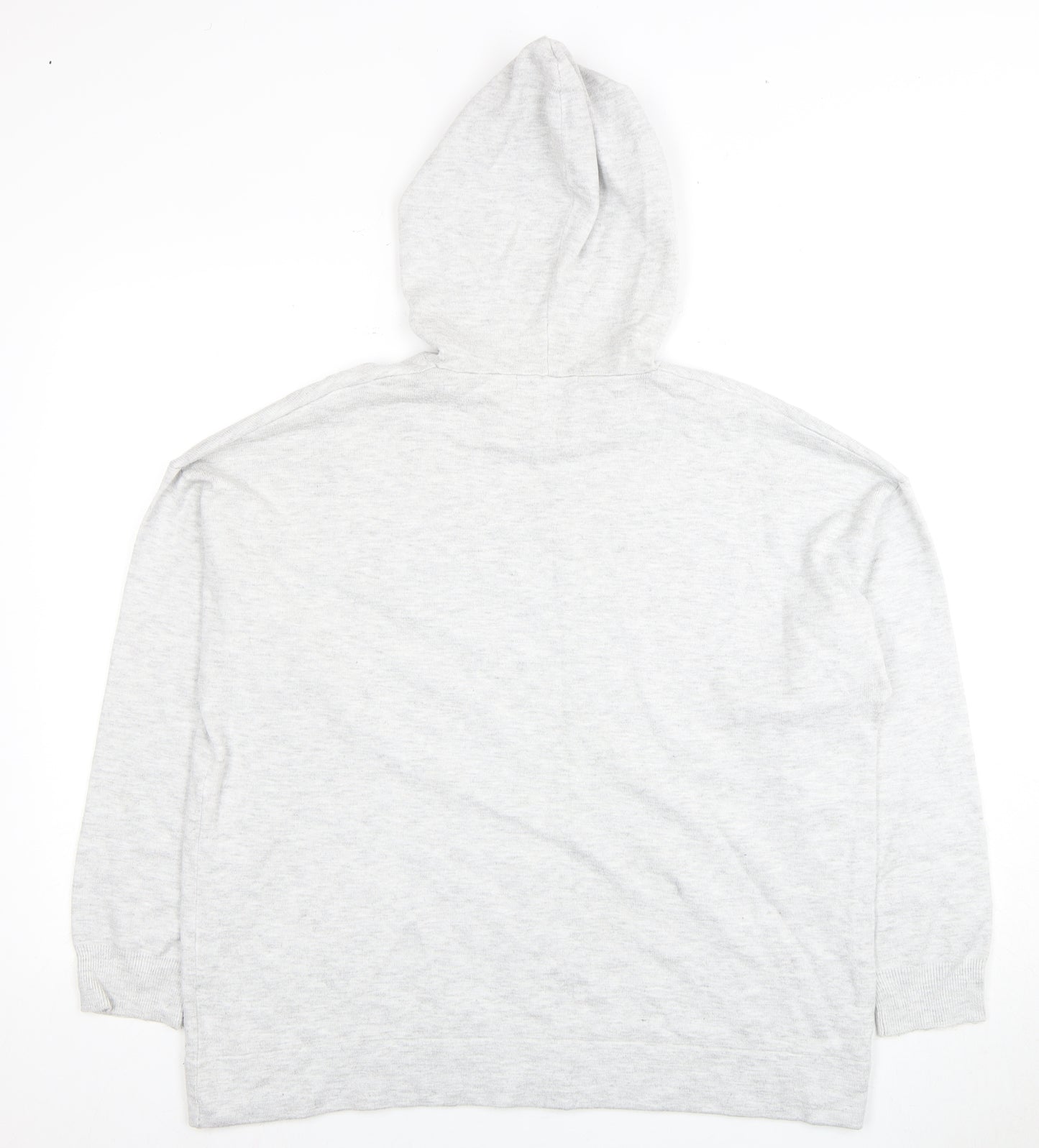 Oliver Bonas Women's Grey Hoodie, Size 18, Pullover