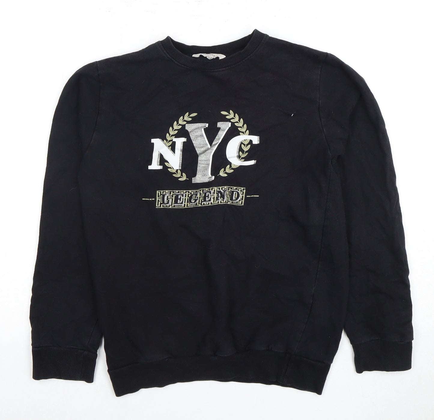 Urban Outlaws Boys Black Pullover Sweatshirt 13 Years