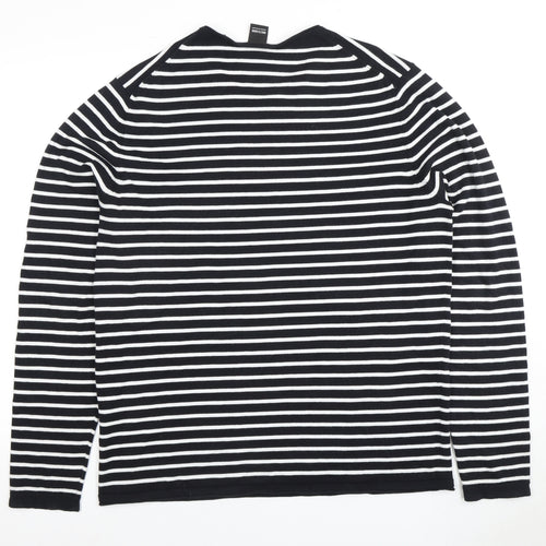 Only & Sons Unisex Black L Long Sleeve Striped Top