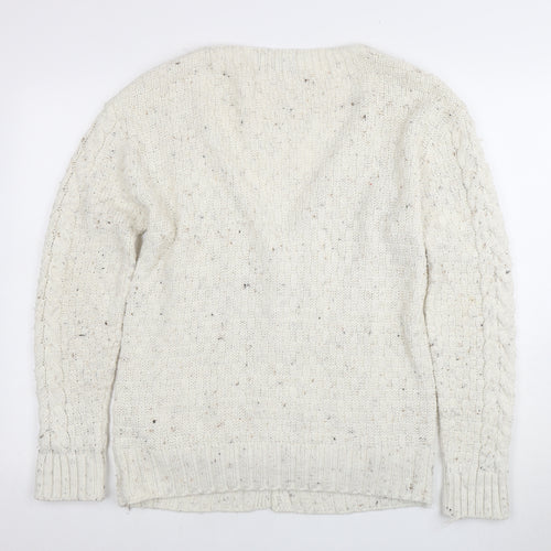 Apricot Women's Ivory Knit Cardigan Size M