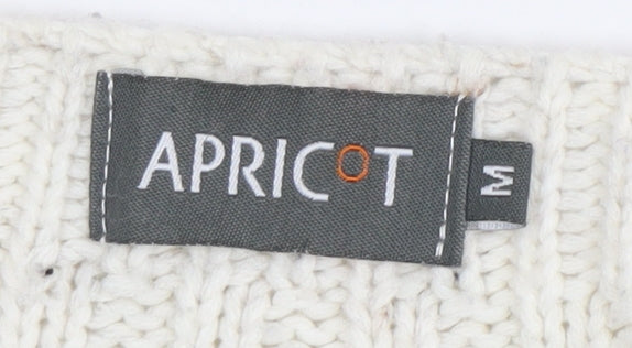 Apricot Women's Ivory Knit Cardigan Size M