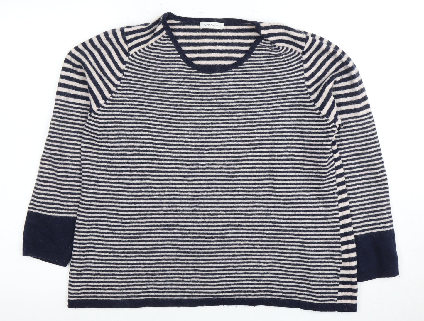 Windsmoor Women's Multicoloured Striped Pullover Jumper XL