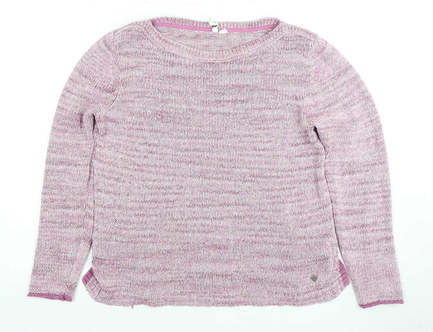 White Stuff Women's Pink Pullover Jumper Size 12