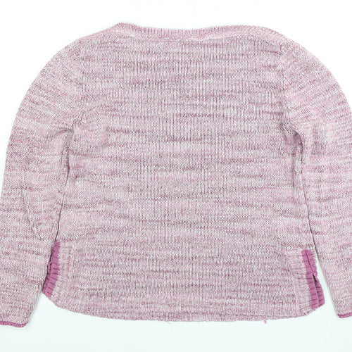White Stuff Women's Pink Pullover Jumper Size 12
