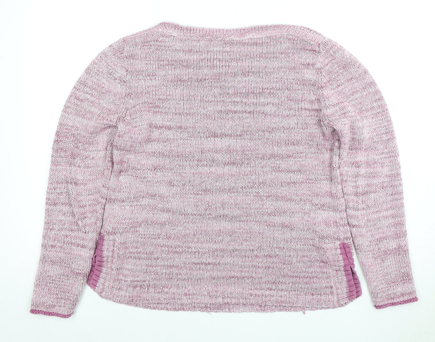 White Stuff Women's Pink Pullover Jumper Size 12