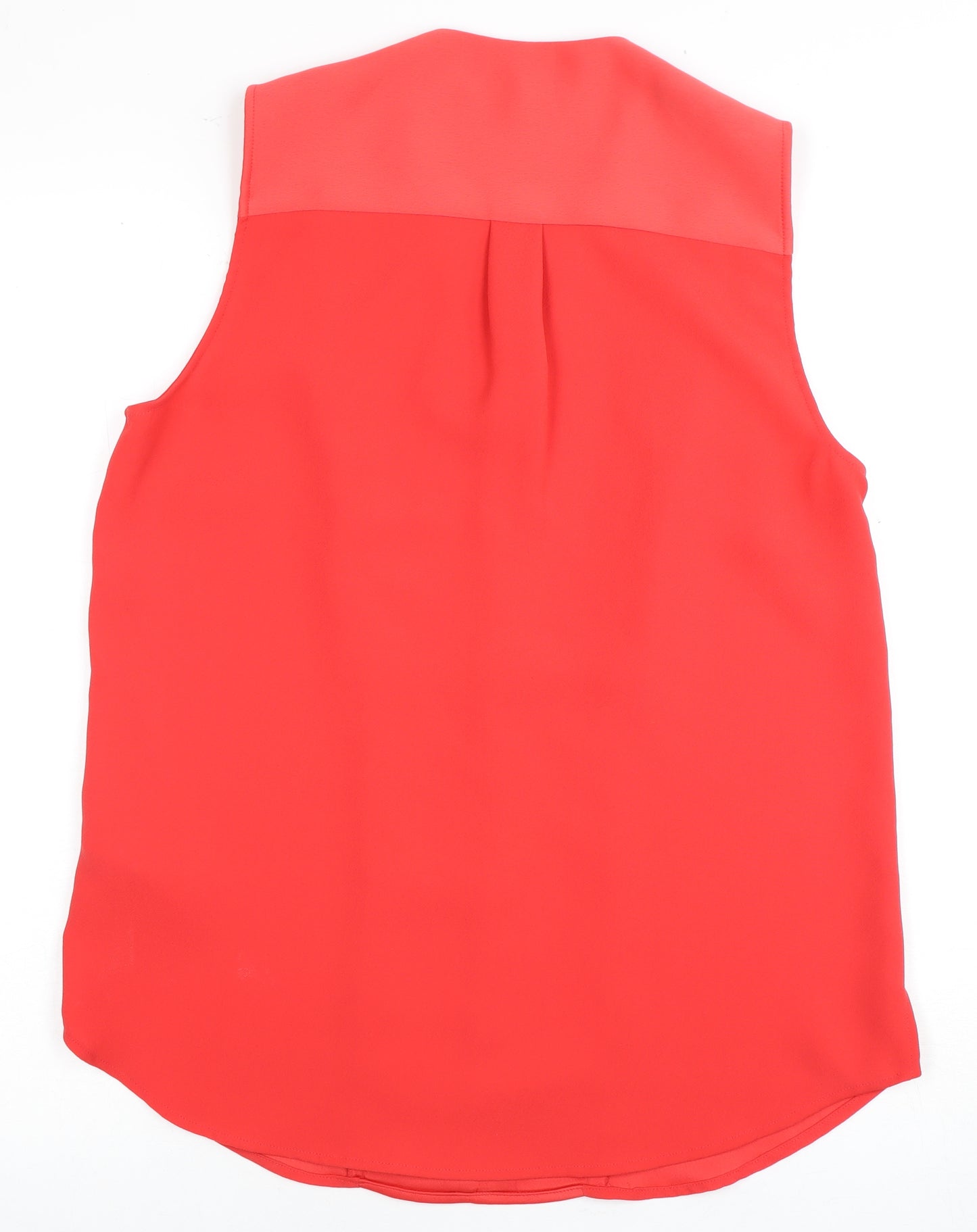 L.K. Bennett Women's Red Sleeveless Top, Size 12, Polyester