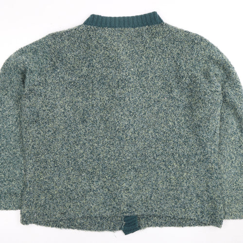 Honor Millburn Women's Green Wool Cardigan - L