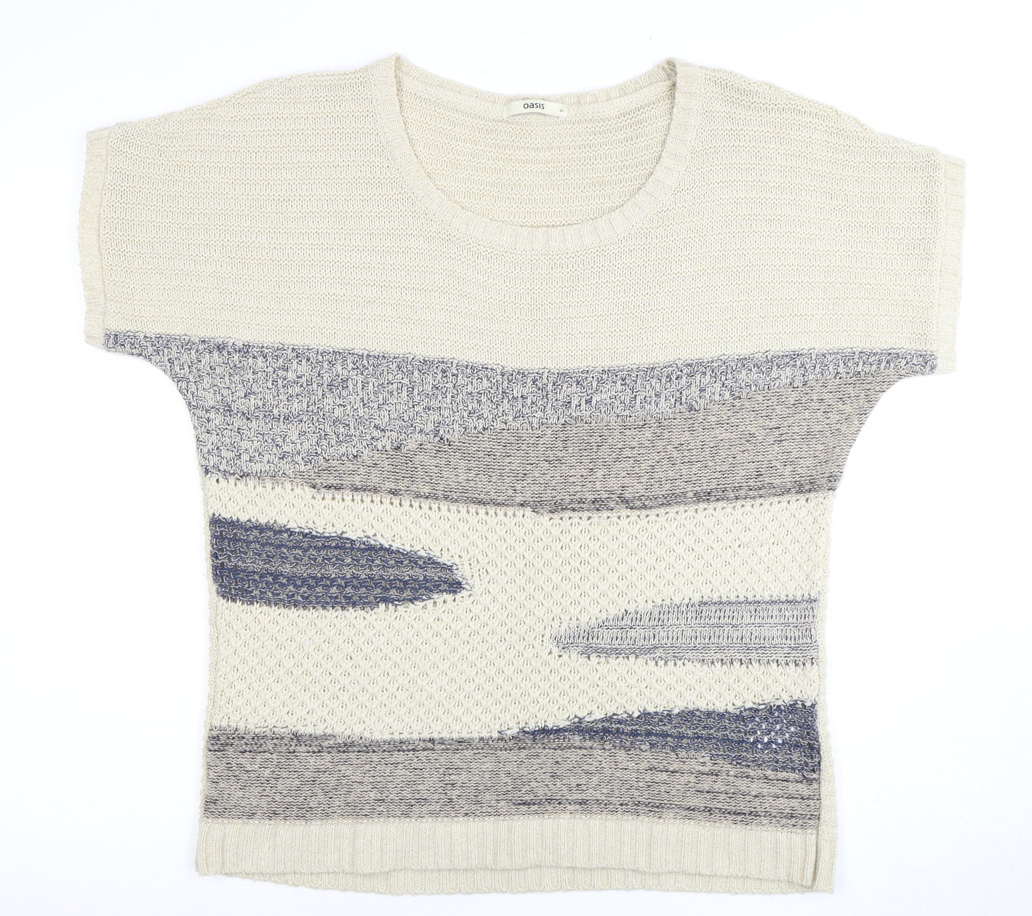 Oasis Women's Beige Pullover Jumper, Size M