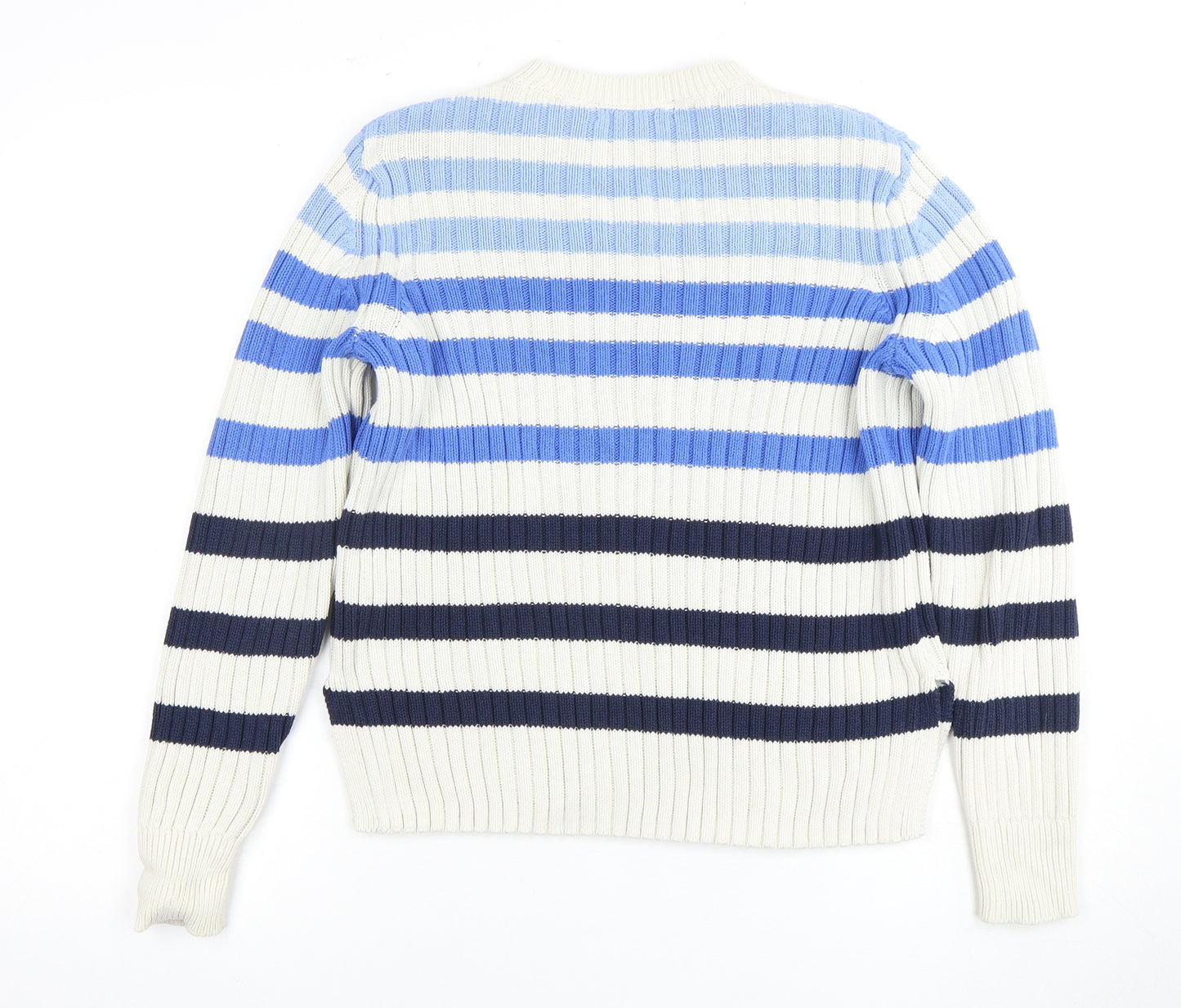 Marks and Spencer Women's Blue Striped Pullover