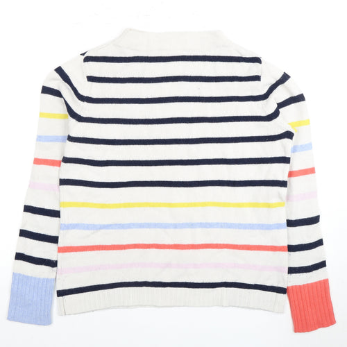 White Stuff Women's Multicoloured Striped Jumper Size 12