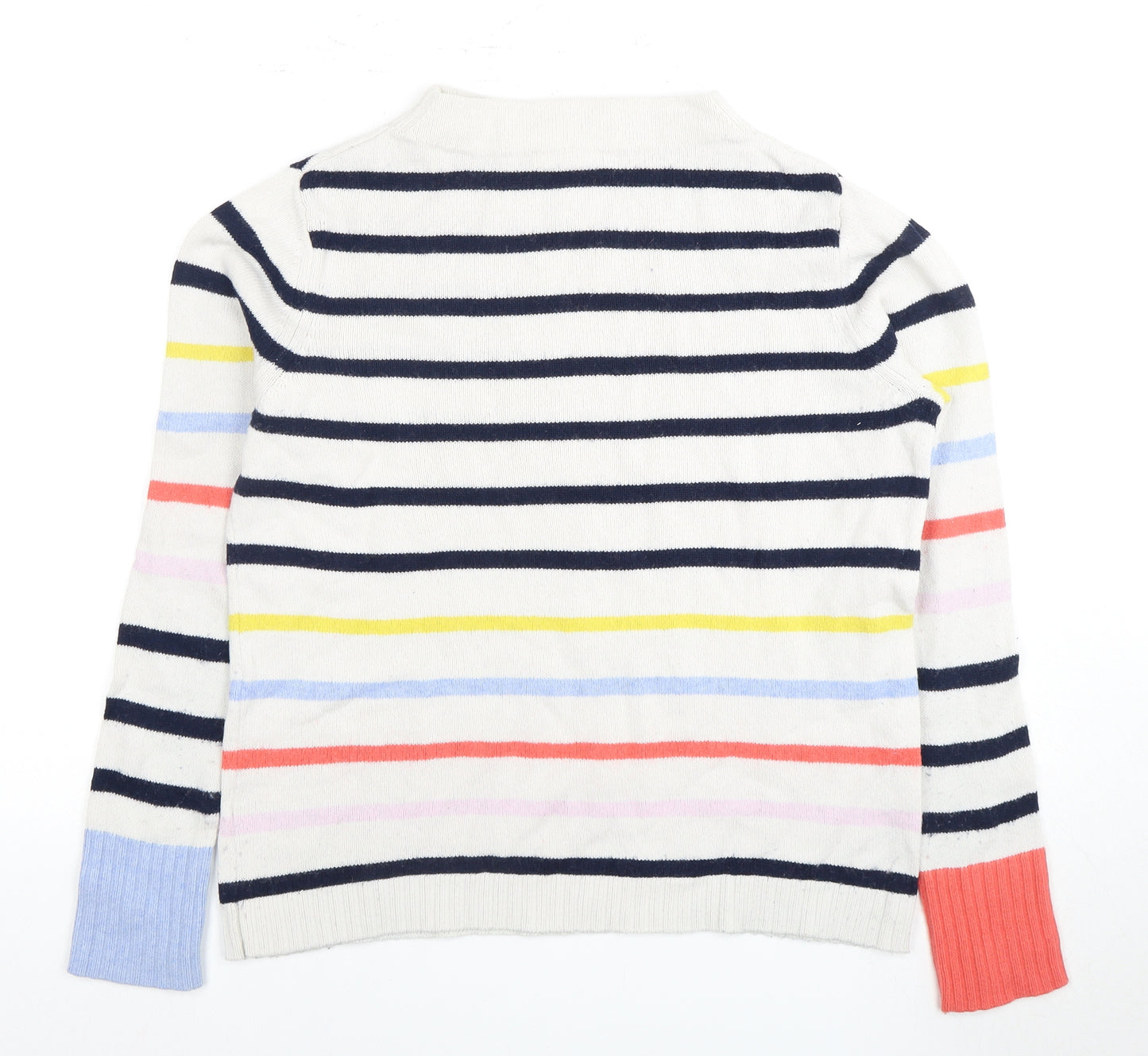 White Stuff Women's Multicoloured Striped Jumper Size 12