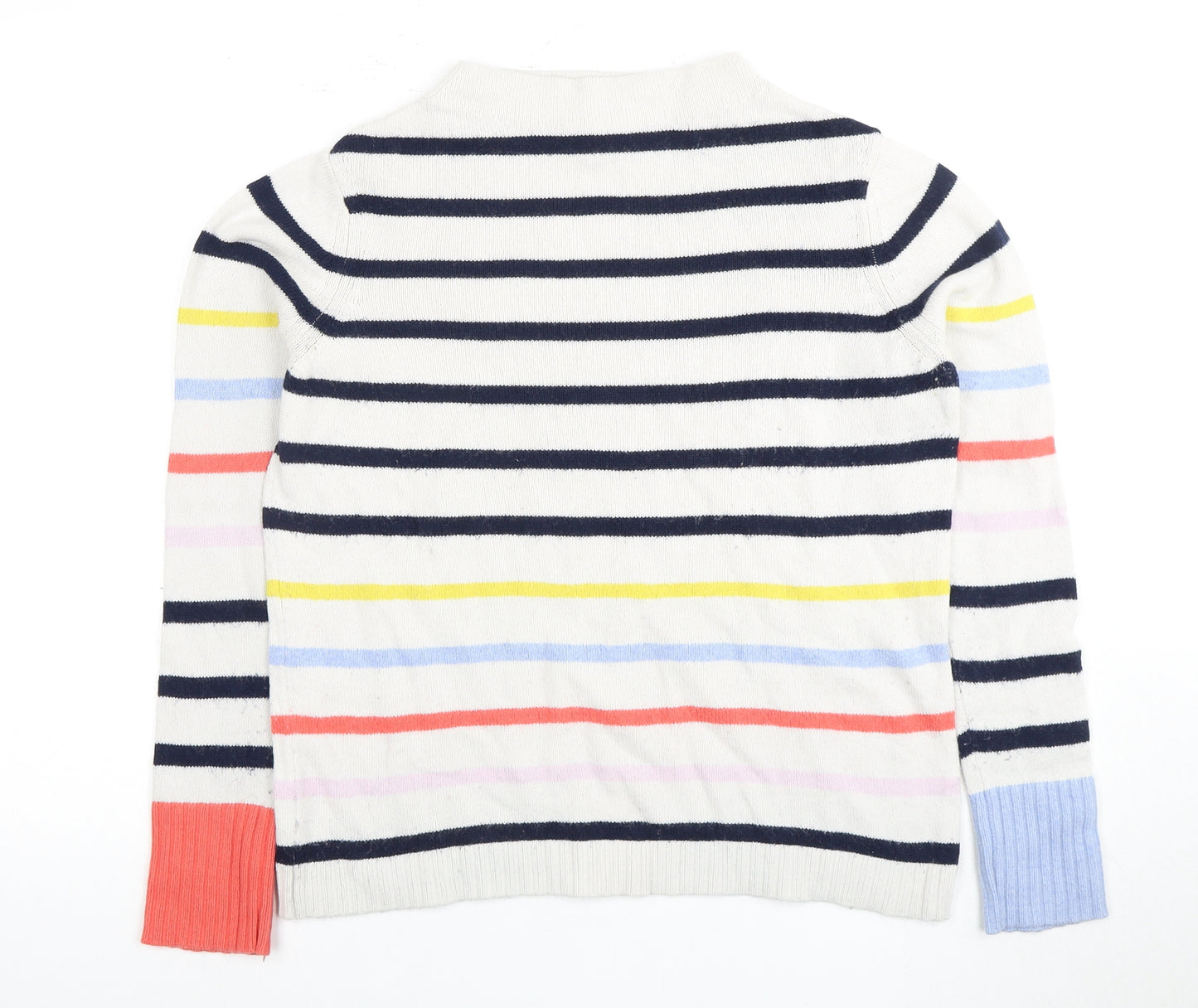 White Stuff Women's Multicoloured Striped Jumper Size 12
