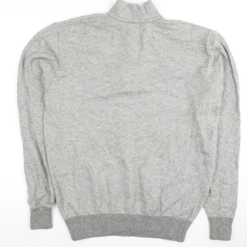 Hart Schaffner Marx XL Grey Full Zip Men's Jumper