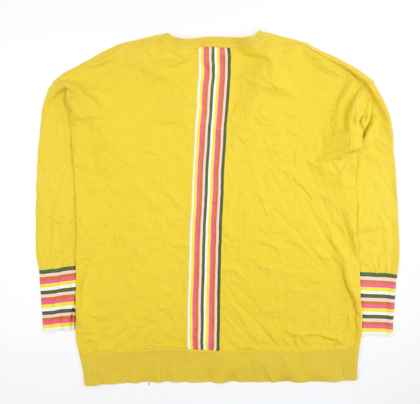 Boden Women's Multicoloured Stripe Pullover Jumper L
