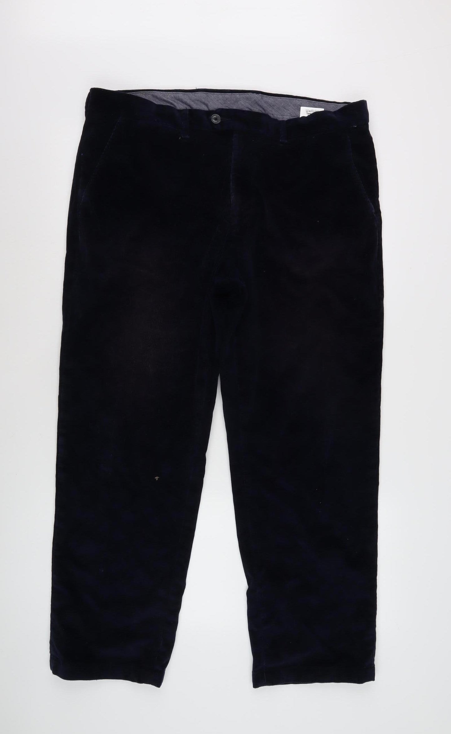Marks and Spencer Men's Blue Corduroy Trousers 36R