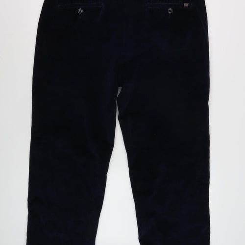Marks and Spencer Men's Blue Corduroy Trousers 36R