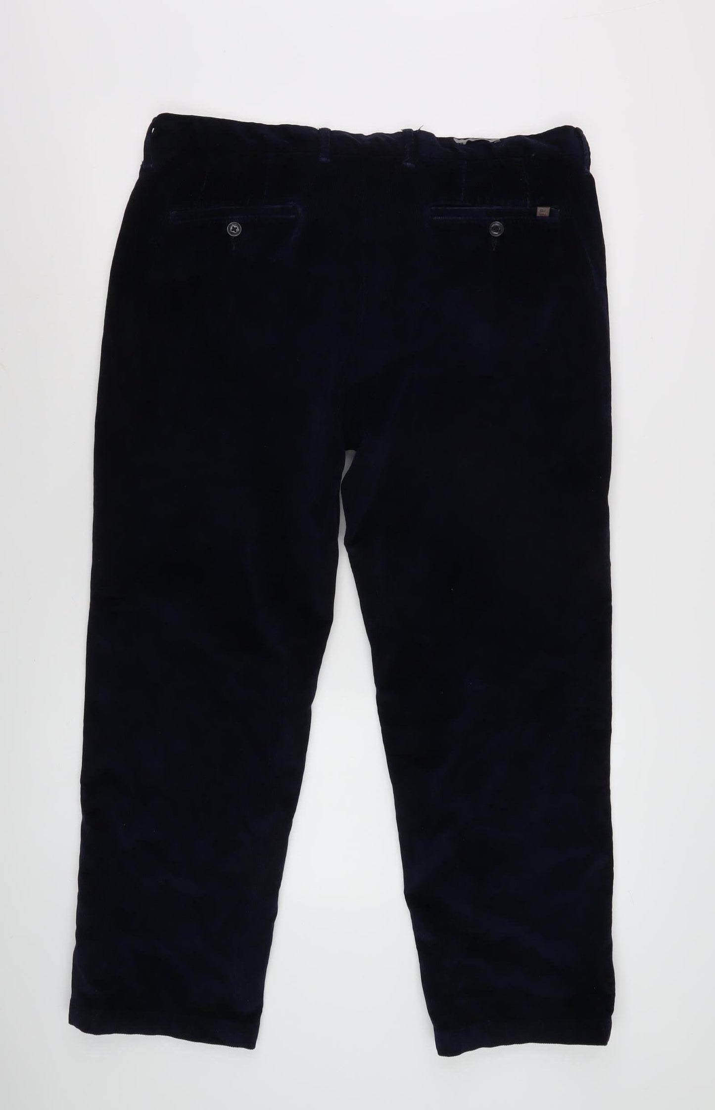 Marks and Spencer Men's Blue Corduroy Trousers 36R