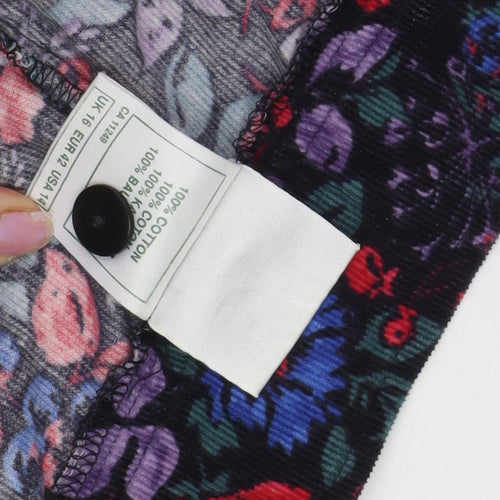 Laura Ashley Women's Multicoloured Floral Trousers