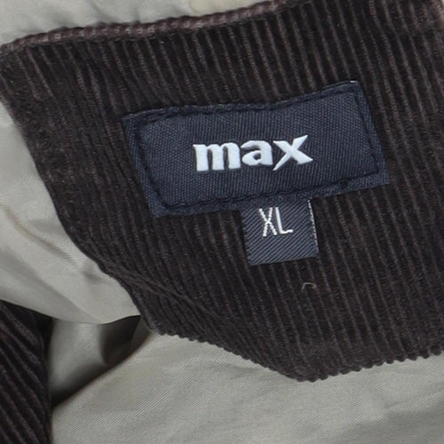 Max Men's Brown Corduroy Blazer Size XL