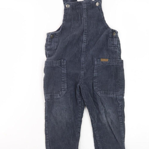 Next Boys Blue Corduroy Dungaree, 2-3 Years, Casual Wear