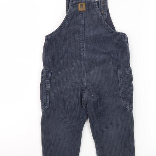 Next Boys Blue Corduroy Dungaree, 2-3 Years, Casual Wear