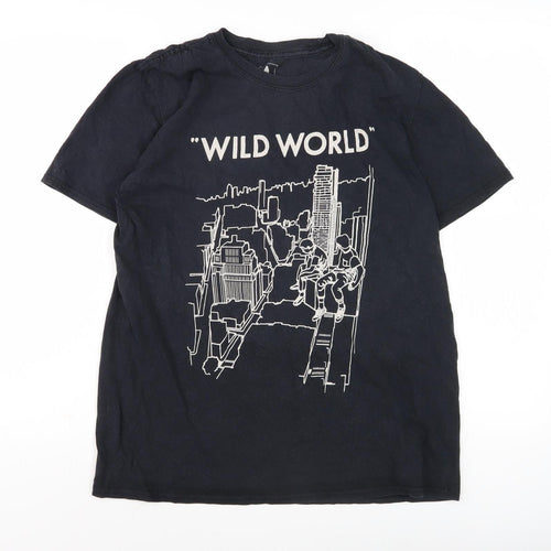 Bastille 'Wild World' Men's Black L Graphic Tee