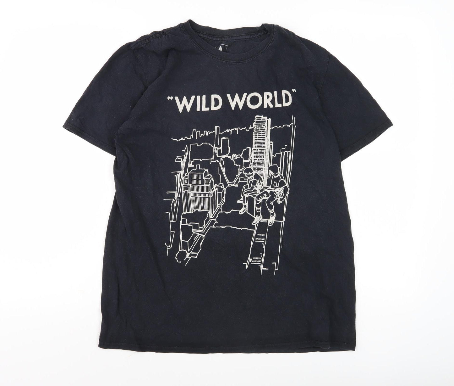 Bastille 'Wild World' Men's Black L Graphic Tee