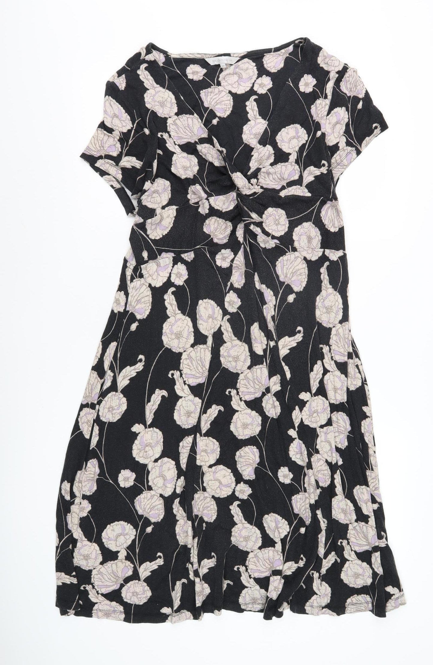 RJR John Rocha Black Floral Women’s Dress Size 20