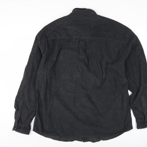 ASOS Men's Black Corduroy Shirt Size M