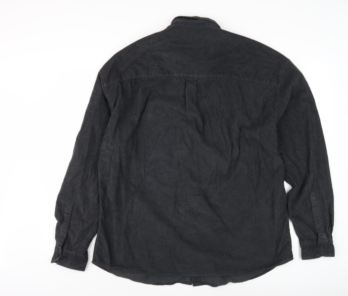 ASOS Men's Black Corduroy Shirt Size M