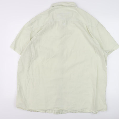 Rocha John Rocha Men's Beige Button-Up Shirt XXL