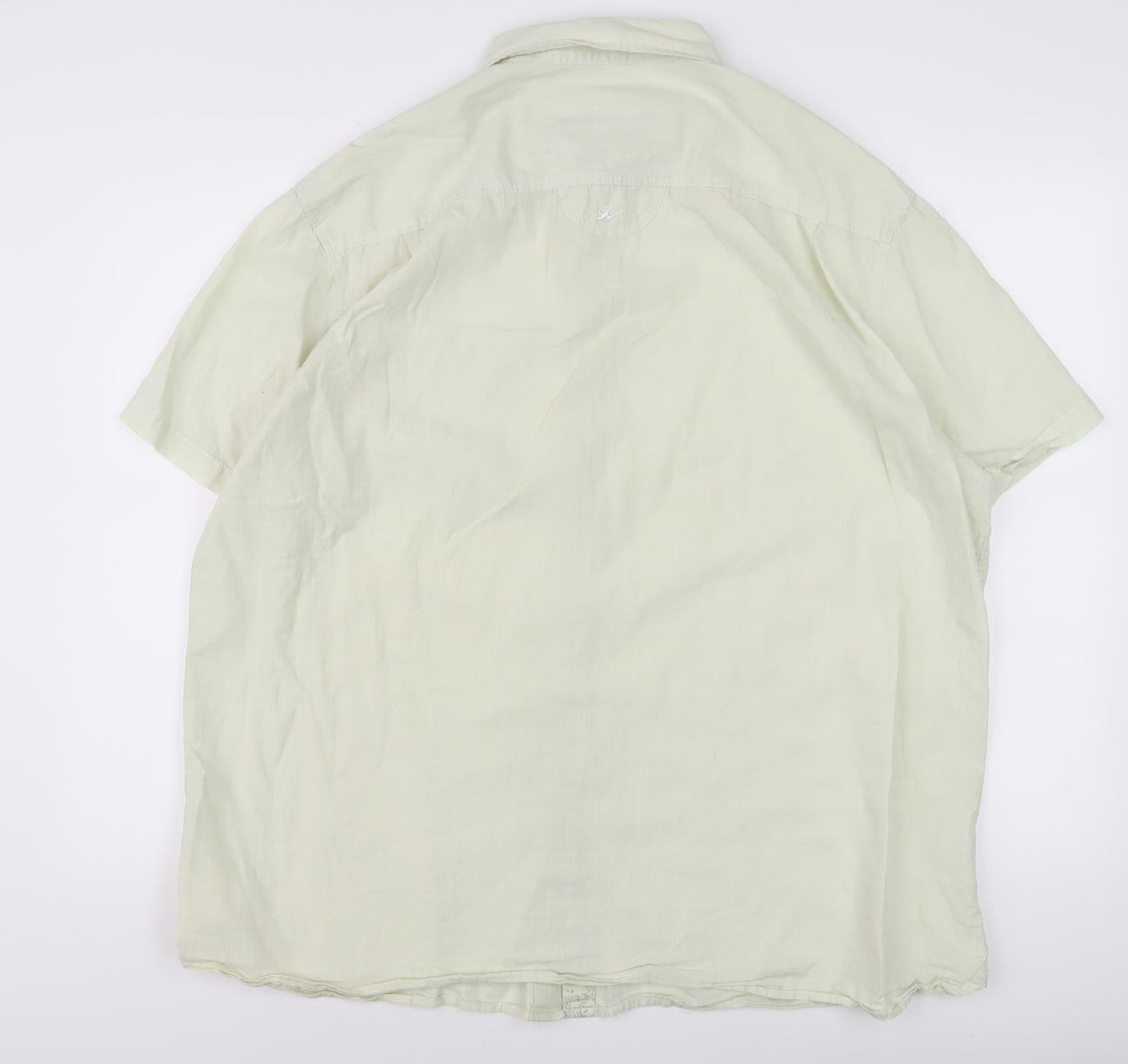 Rocha John Rocha Men's Beige Button-Up Shirt XXL