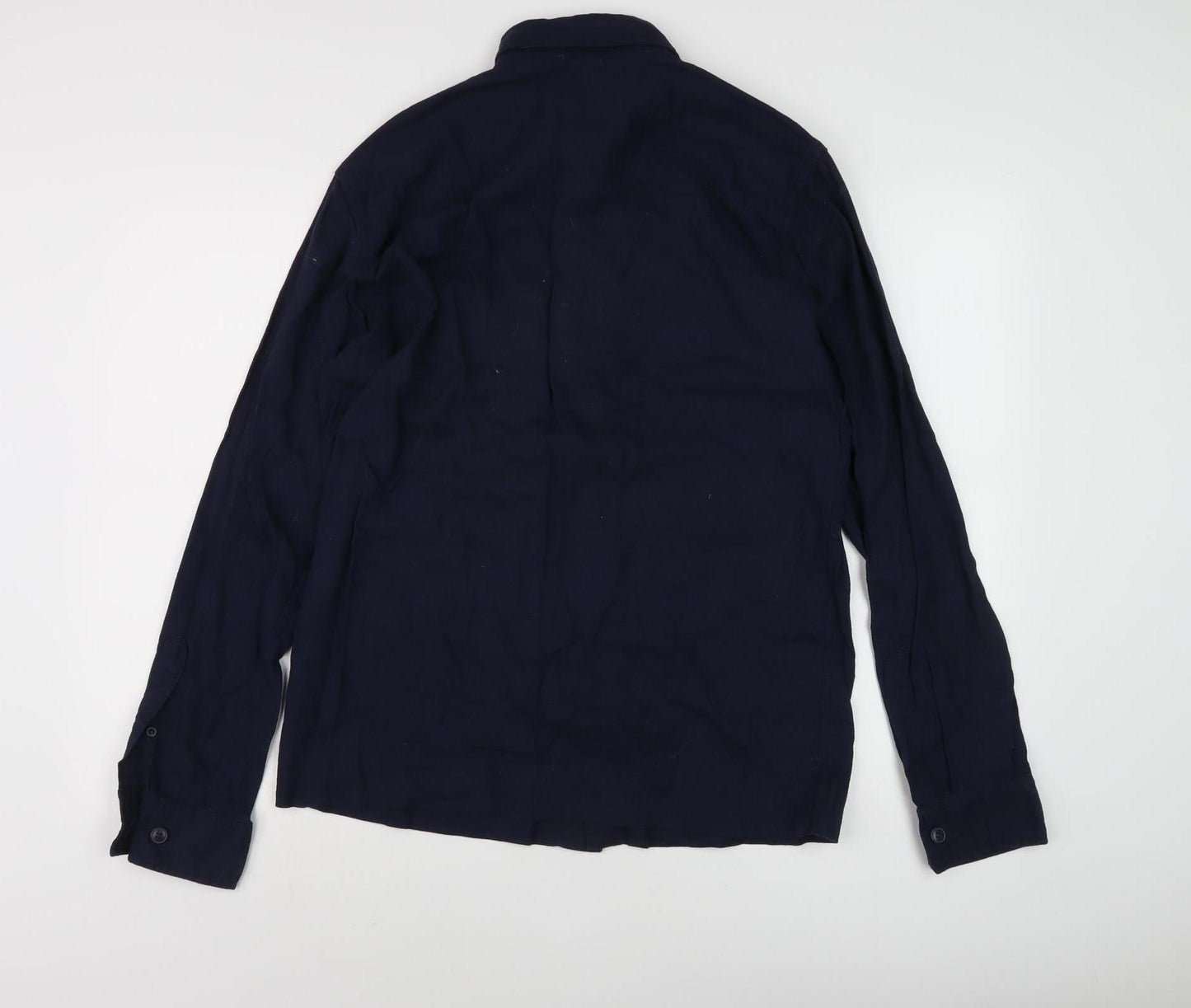 Jack & Jones Men's Blue Medium Casual Button-Up Shirt