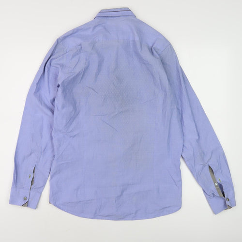 Ted Baker Men's Blue Dress Shirt Size 3, Business Casual