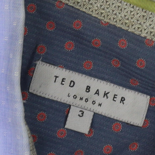 Ted Baker Men's Blue Dress Shirt Size 3, Business Casual