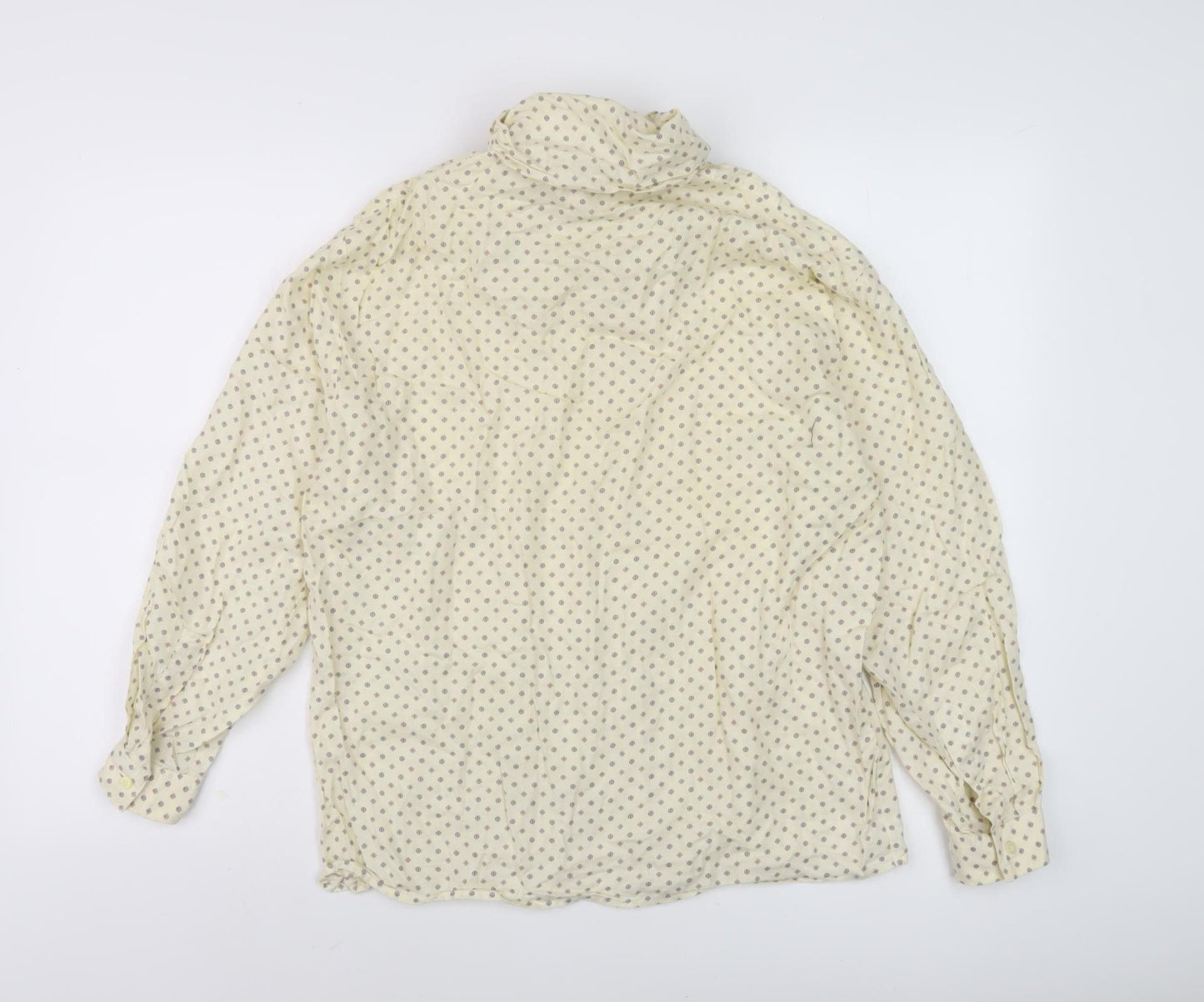 Next Women's Ivory Polka Dot Blouse Size 14